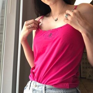 HOT PINK WILLIE rhinestones!